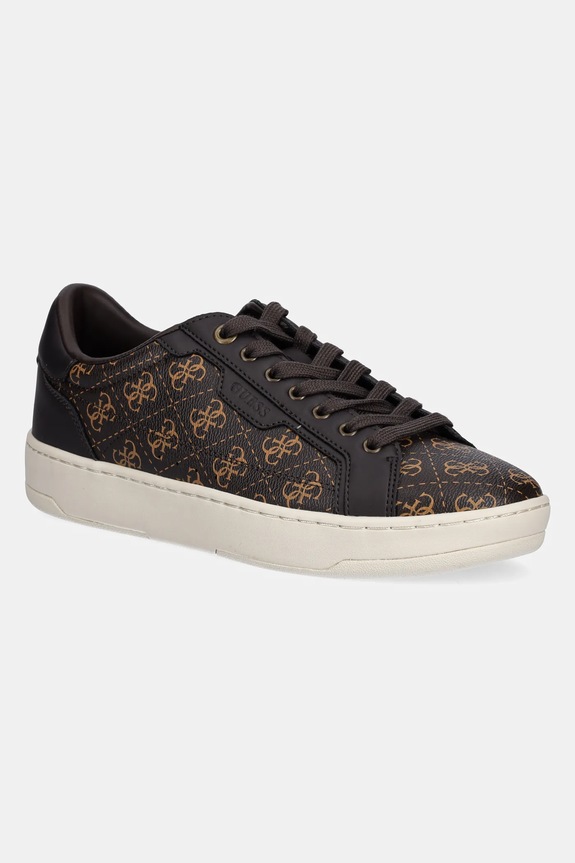 Guess sneakersy VINCI niska brązowy FMJVIC.ELE12.BROCR