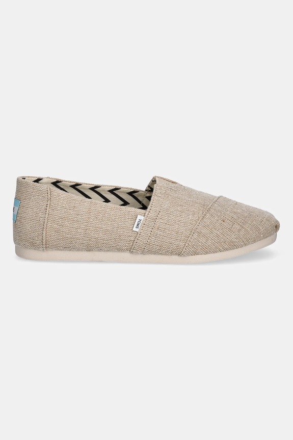 Toms espadryle Alpargata 10018736 beżowy SS26