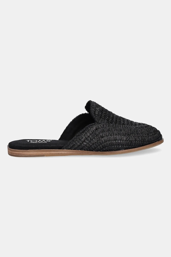 Toms ciabatte slide RAFFIA 10022001 nero SS25
