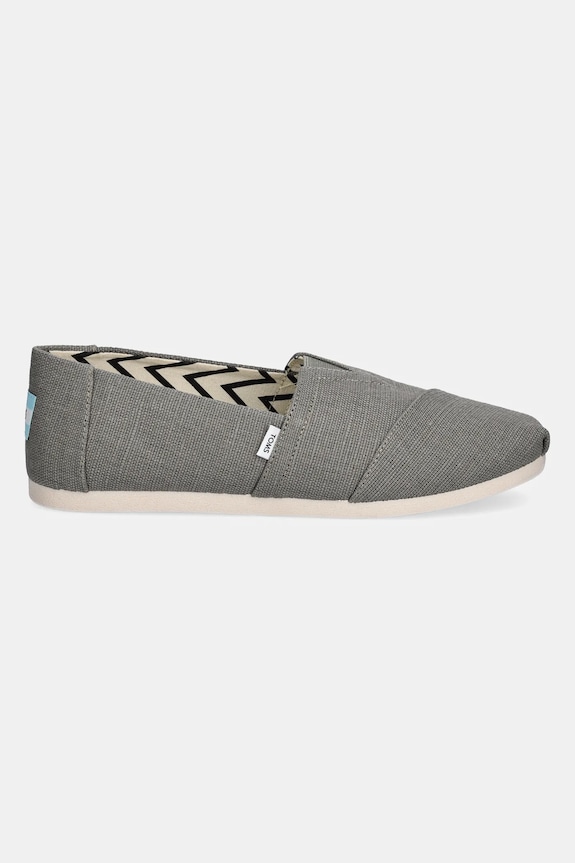 Toms espadrile HERITAGE 10021903 gri SS26