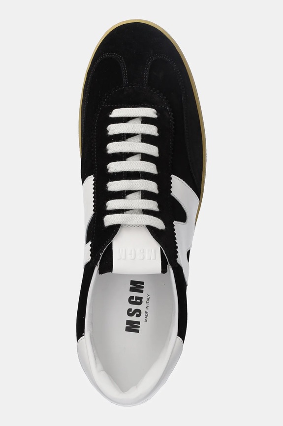 Σουέτ sneakers MSGM μαύρο 3840MS021.522.99