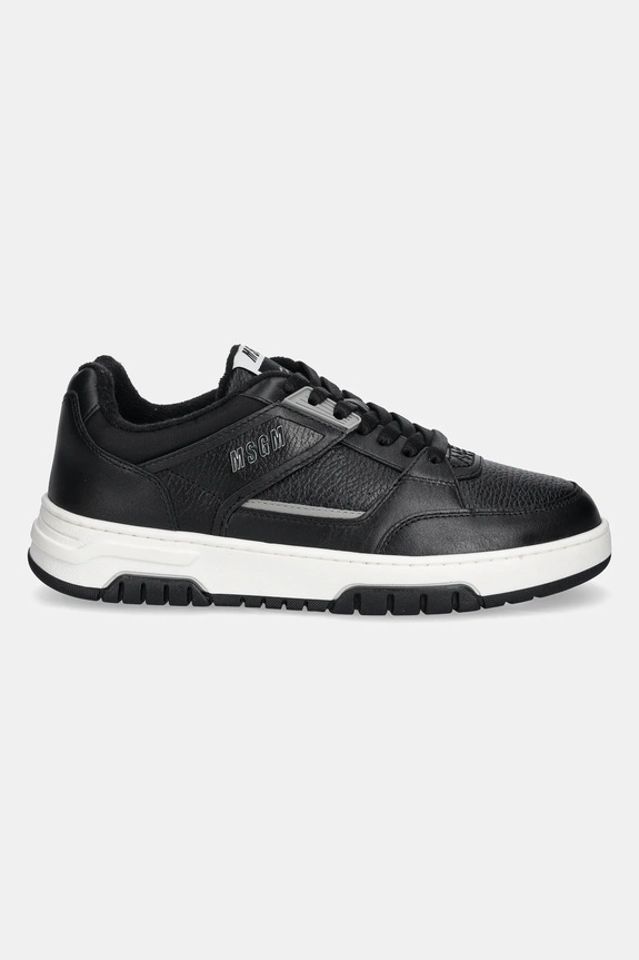 Kožne tenisice MSGM 3840MS604.886.99 crna SS25