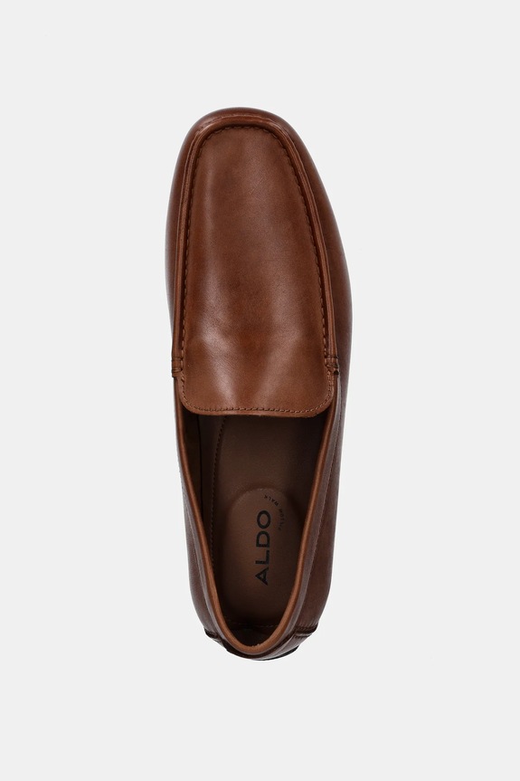 Kožne mokasinke Aldo EDERRAC smeđa 13913396.EDERRAC