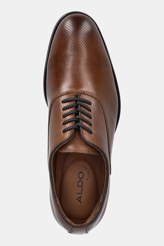 Aldo pantofi de piele TOLEDO maro 13963621.TOLEDO