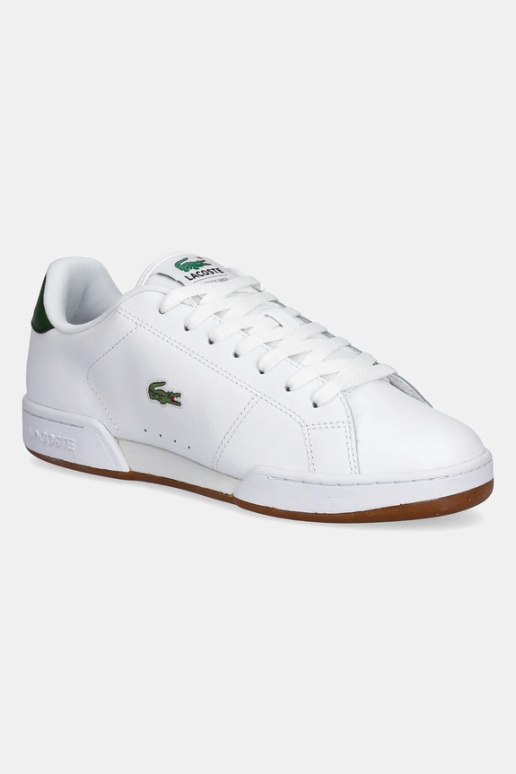 Lacoste sneakersy skórzane CARNABY CUP Planet friendly biały 49SMA0036