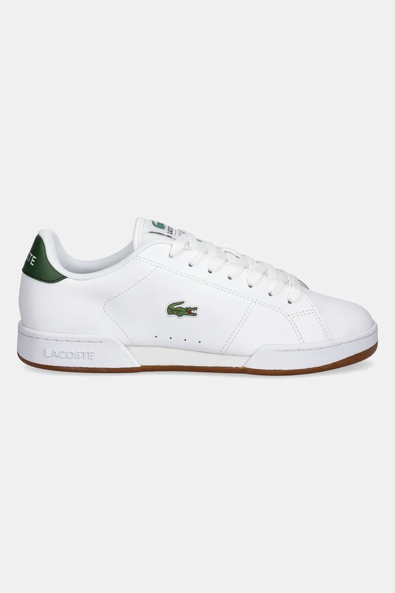 Lacoste sneakersy skórzane CARNABY CUP 49SMA0036 biały SS26