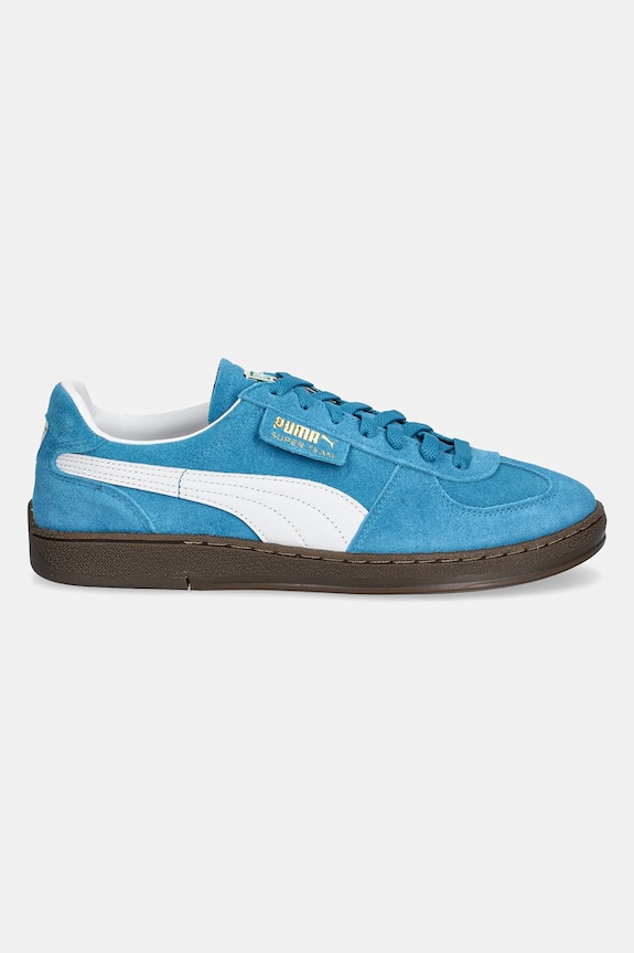 Puma sneakers in camoscio Super Team SD 398528 blu SS25
