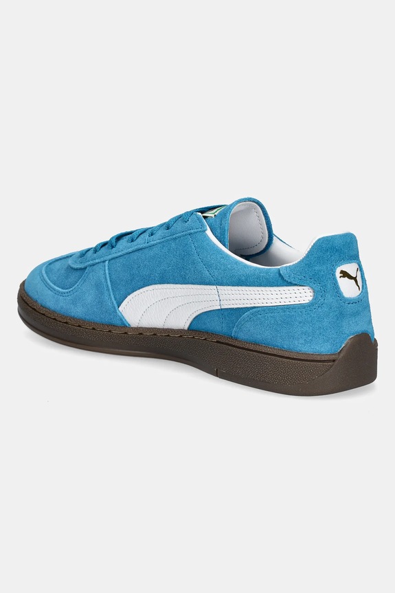 Scarpe Puma sneakers in camoscio Super Team SD 398528 blu