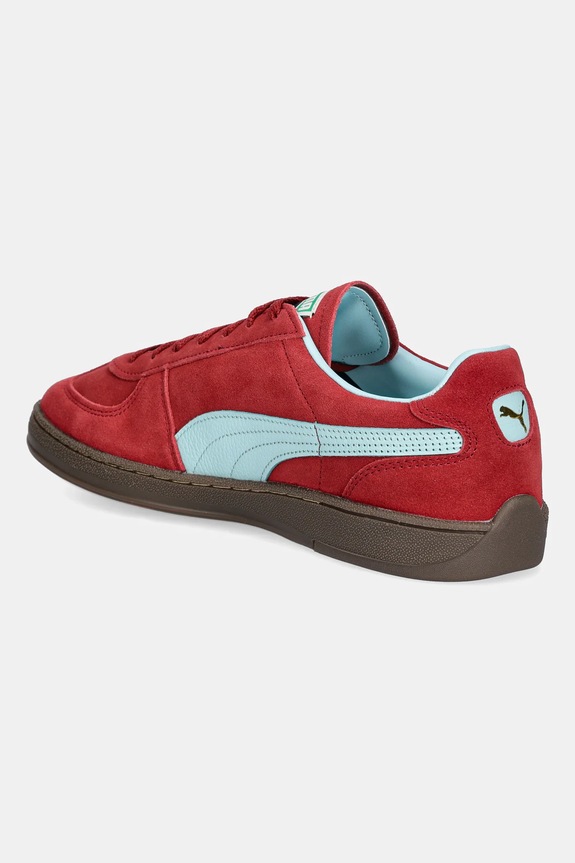 Scarpe Puma sneakers in camoscio Super Team SD 398528 granata