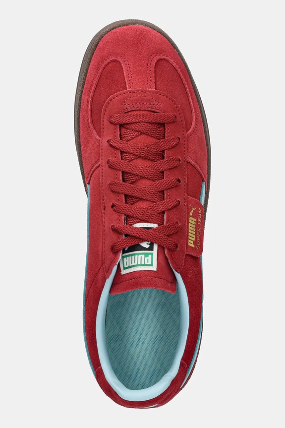 Puma sneakers in camoscio Super Team SD granata 398528