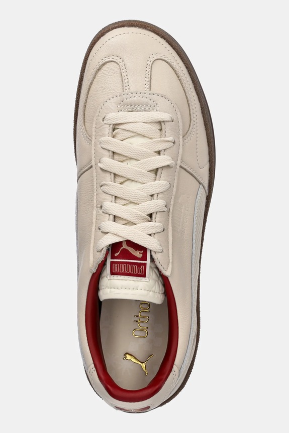 Шкіряні кросівки Puma Super Team Palais Artisan бежевий 400374