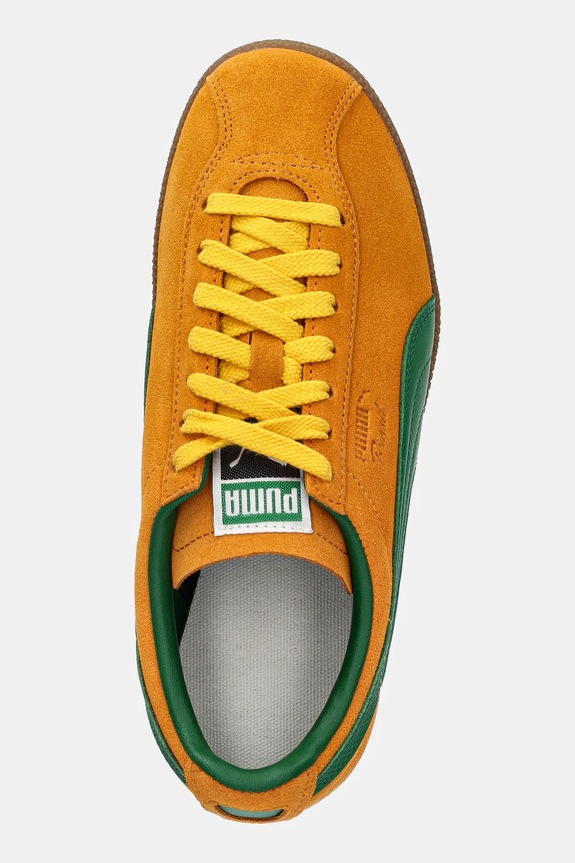 Замшеві кросівки Puma Brasil помаранчевий 401048
