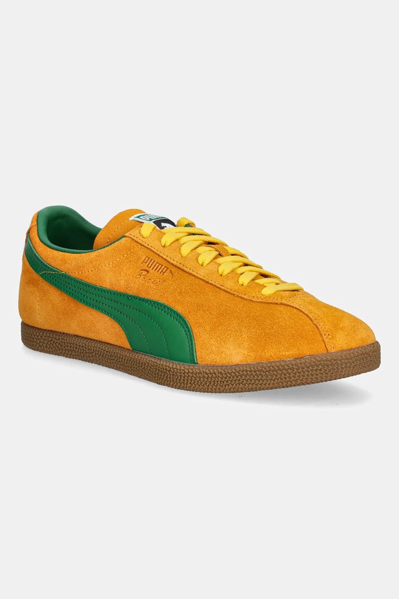 Замшеві кросівки Puma Brasil низька помаранчевий 401048