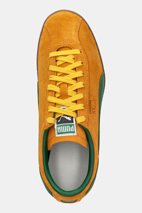 Замшеві кросівки Puma Brasil помаранчевий 401048