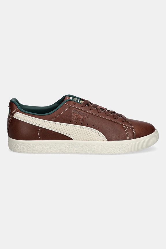 Kožené tenisky Puma Clyde Palais Artisan 402249 hnedá SS25