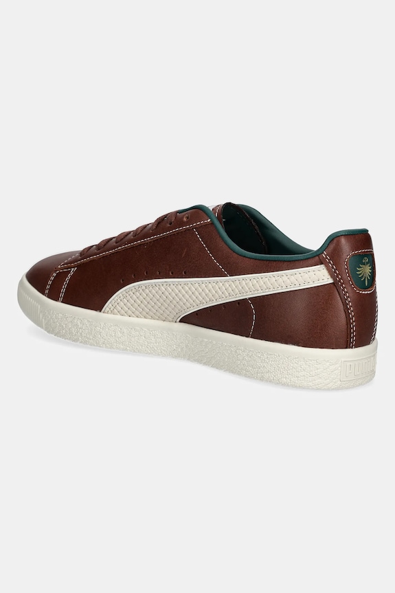 Obuv Kožené tenisky Puma Clyde Palais Artisan 402249 hnedá