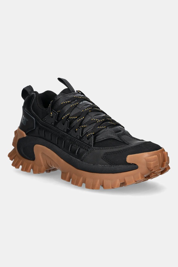 CAT Footwear sneakersy skórzane INTRUDER MET niska czarny P726242