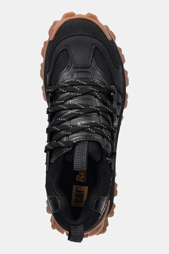CAT Footwear sneakersy skórzane INTRUDER MET czarny P726242
