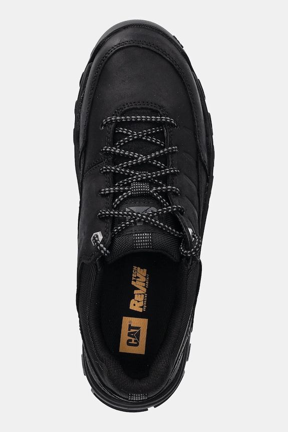 CAT Footwear adidași din nubuc THRESHOLD REBOUND LOW negru P726207