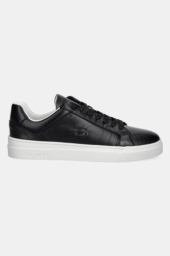 Baldinini sneakersy skórzane U5E801T1BTVF.0000 czarny SS25