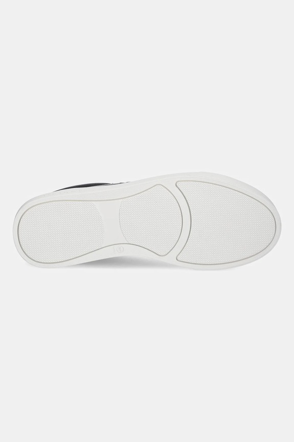 Baldinini sneakersy skórzane U5E801T1BTVF.0000 czarny