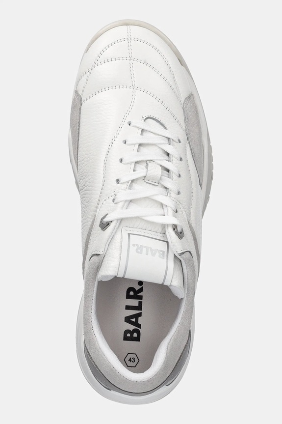 Kožené tenisky BALR. Chunky Football biela B1511.1054