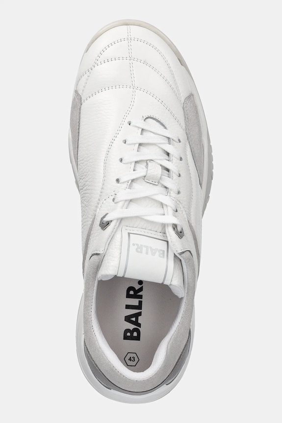 Kožené tenisky BALR. Chunky Football biela B1511.1054