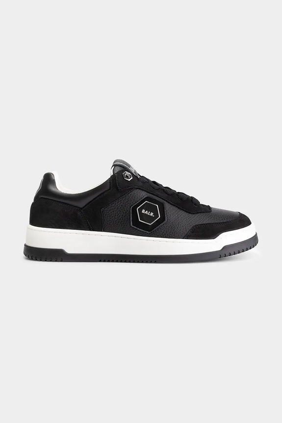 BALR. sneakers din piele Low Myth piele întoarsă negru B1511.1055