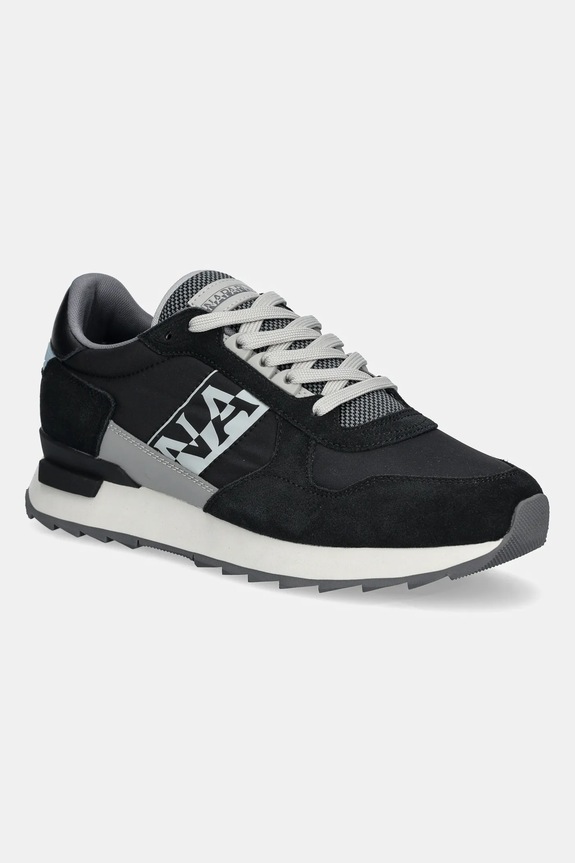 Napapijri sneakersy STAB skóra zamszowa czarny NP0A4IQI.041