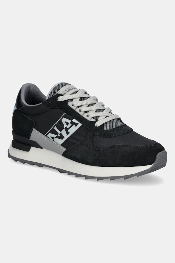 Napapijri sneakersy STAB skóra zamszowa czarny NP0A4IQI.041