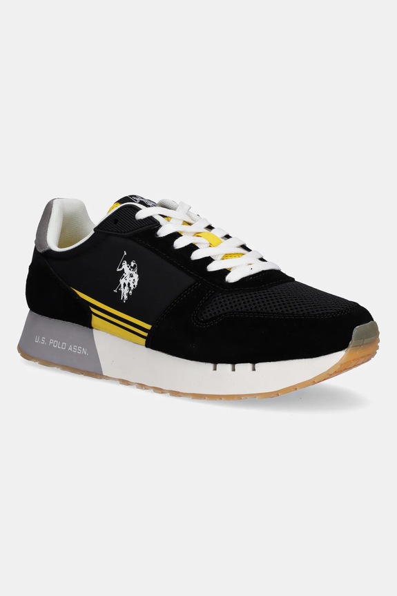 U.S. Polo Assn. Sneakersy JAKE tekstylny czarny JAKE001M.5TS1