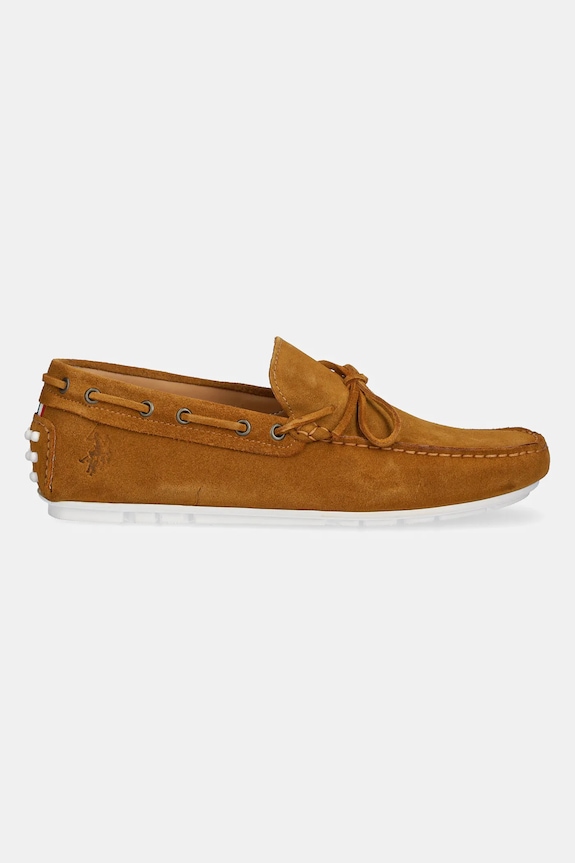 U.S. Polo Assn. mocasini din piele întoarsă PABLO PABLO001M.5S1 maro SS25