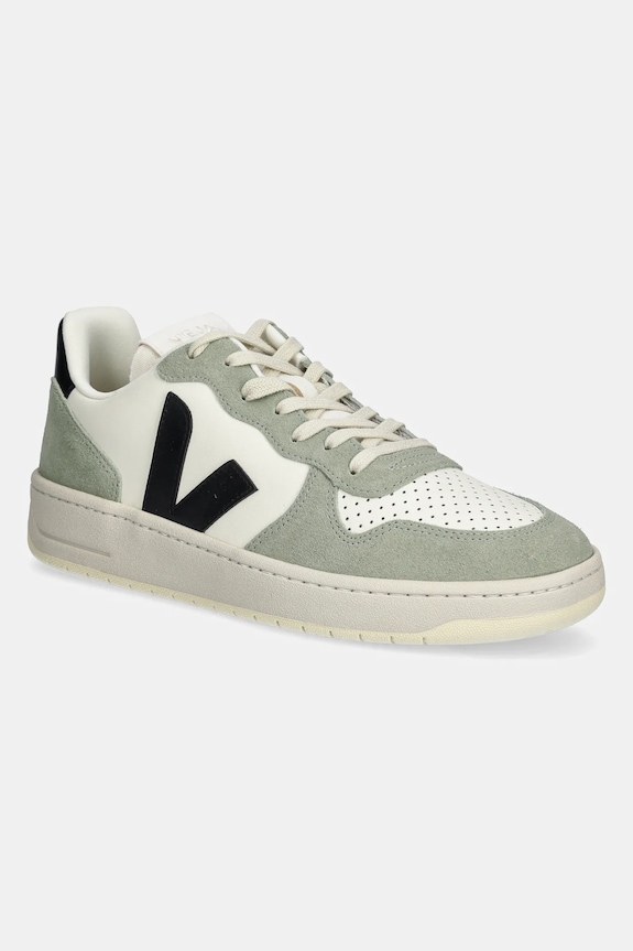 Veja leather sneakers VI0220500B V-10 LEATHER suede green VI0220500B
