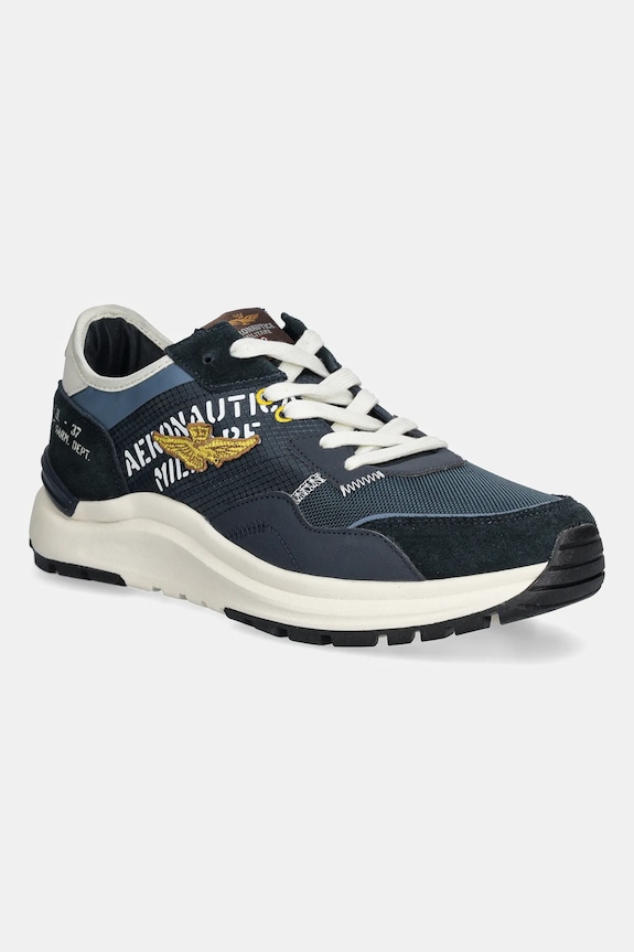 Aeronautica Militare sportcipő SC286CT3543 művelúr sötétkék SC286CT3543.08184