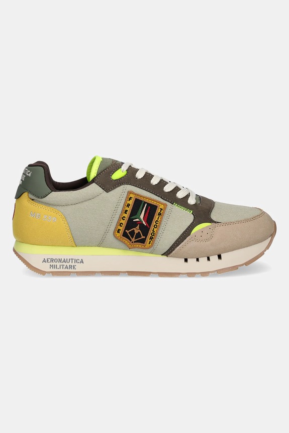 Sneakers boty Aeronautica Militare SC292CT3547 SC292CT3547.94663 zelená SS25