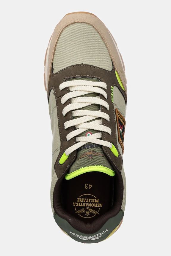 Sneakers boty Aeronautica Militare SC292CT3547 zelená SC292CT3547.94663