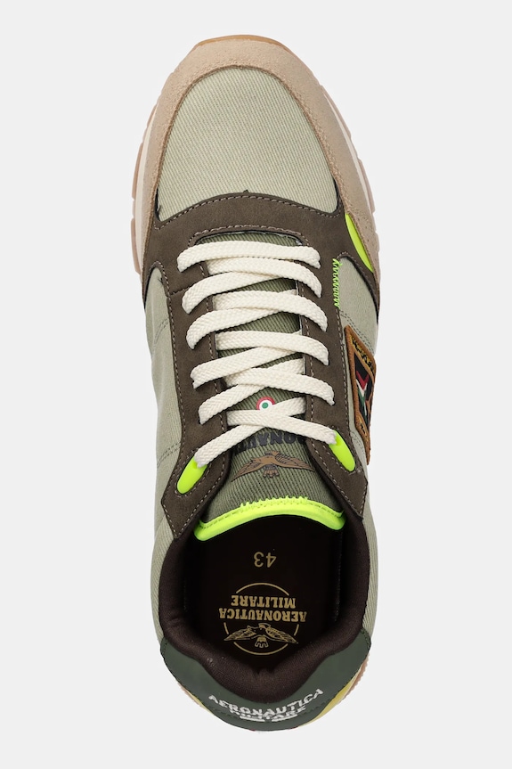 Sneakers boty Aeronautica Militare SC292CT3547 zelená SC292CT3547.94663