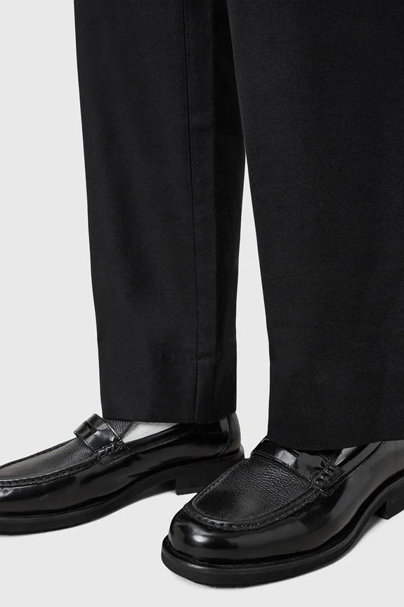 AllSaints mokasyny skórzane Bloom Loafer M021FC