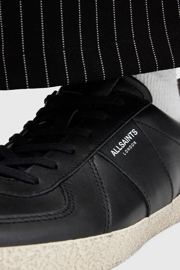 AllSaints sneakers in pelle Jaimee Leather Low Top M001FB.BLK nero