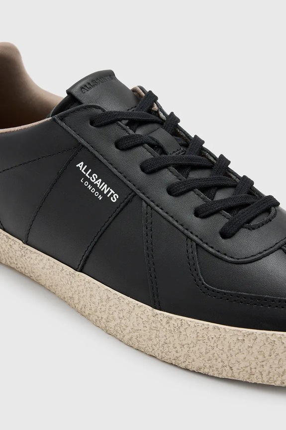 AllSaints sneakers in pelle Jaimee Leather Low Top M001FB.BLK nero SS25