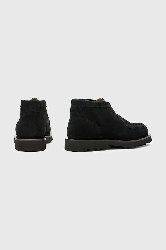Obuwie AllSaints buty zamszowe Skiff Suede Boot M015FC.BLK czarny