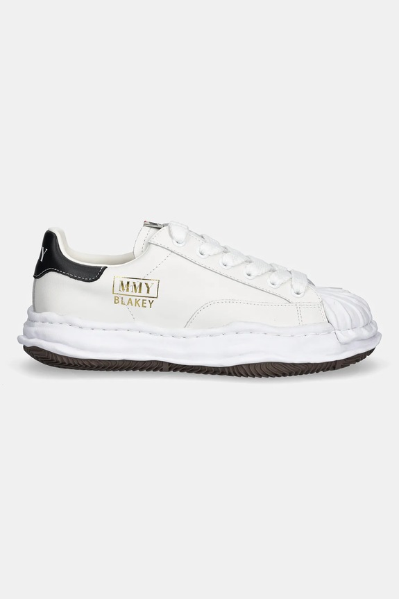 Kožené kecky Maison MIHARA YASUHIRO Blakey A06FW702. bílá SS25