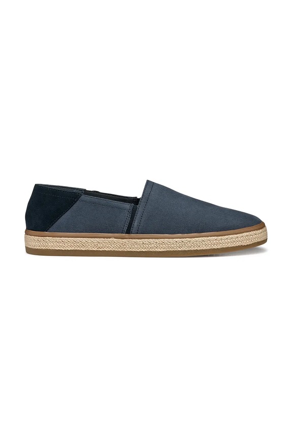 Geox espadrilles U PANTELLERIA velúr bőr kék U55DWA.000NB.C4002