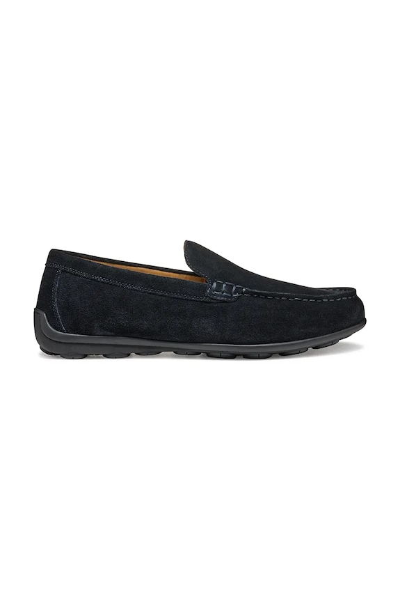 Geox velúr mokaszin U SPHERICA EC16 hétköznapi sötétkék U55HYA.00022.C4021
