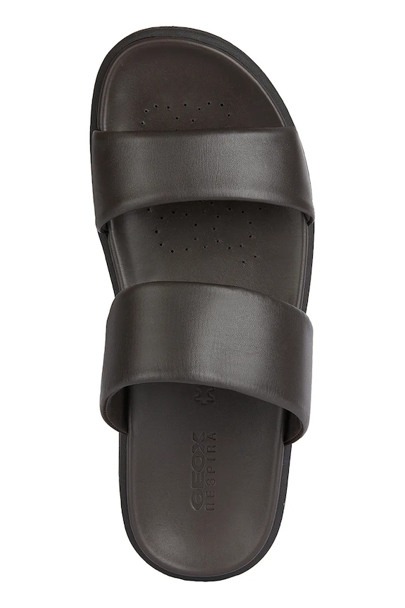 Geox klapki skórzane U SPHERICA EC6 U45GWA.00085.C6006 brązowy