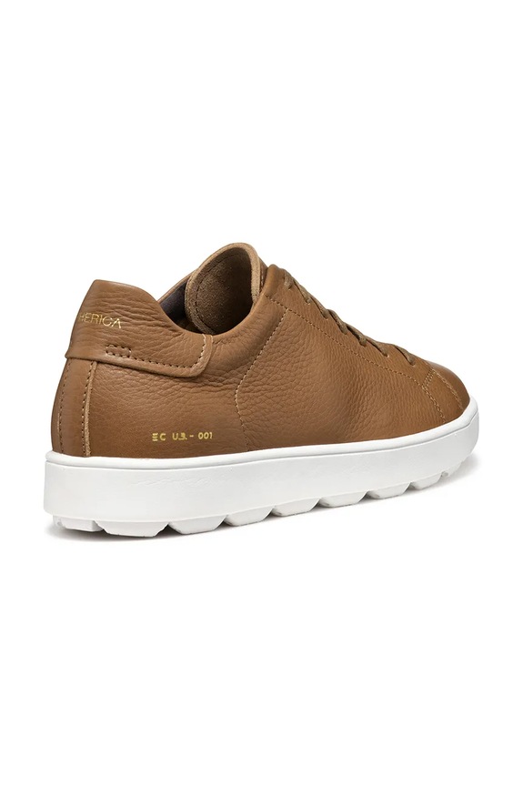 Obuwie Geox sneakersy skórzane U SPHERICA ECUB-1 U55GPC.00046.C6018 brązowy