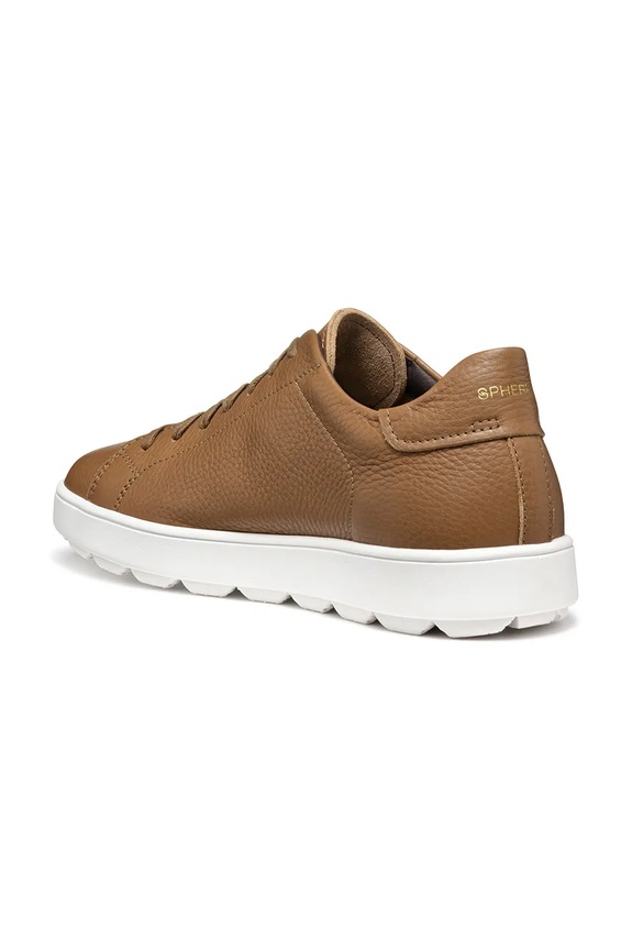 Geox sneakersy skórzane U SPHERICA ECUB-1 brązowy U55GPC.00046.C6018