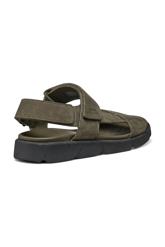 Obuwie Geox sandały nubukowe U XAND 2S U15BGB.00032.C3009 zielony