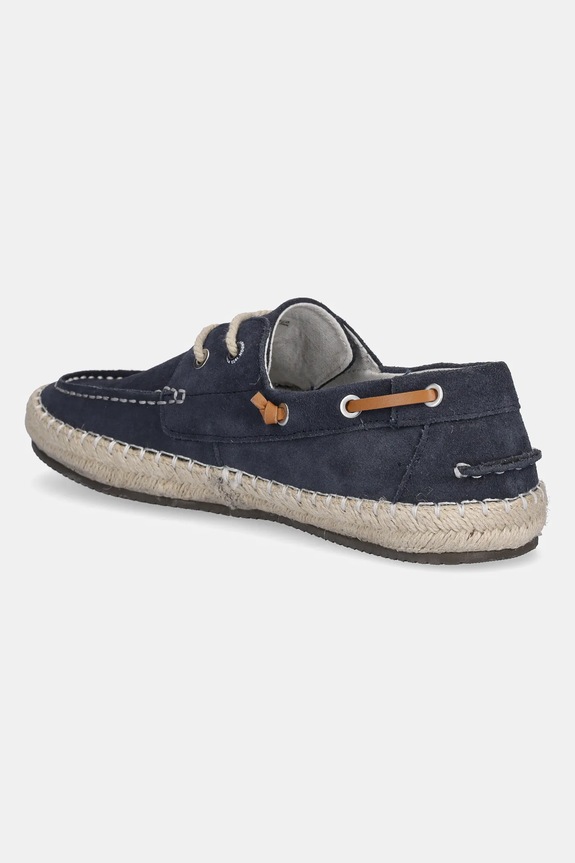 Obuv Semišové espadrilky Pepe Jeans TOURIST DECK PMS10335 tmavomodrá