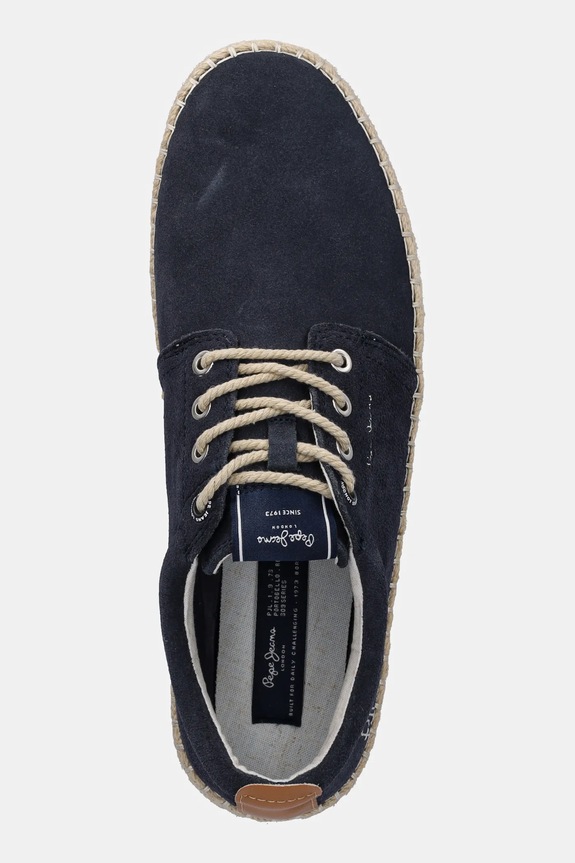 Pepe Jeans espadryle zamszowe TOURIST WEST granatowy PMS10336